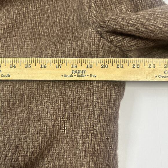 Vintage Woolrich Men's Men's Tweed Wool Lined 1950-60 Outdoor Overcoat Size 42 - Picture 15 of 16